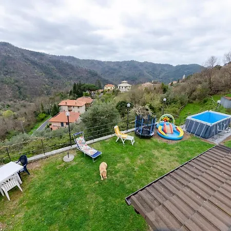Altido Splendid House W/garden & Green Hills View * Castiglione Chiavarese