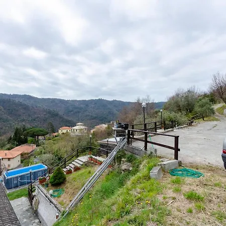Altido Splendid House W/garden & Green Hills View דירה Castiglione Chiavarese